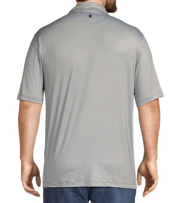 Johnnie-O Big & Tall Link Print Performance Stretch Short Sleeve Polo Shirt Product Image
