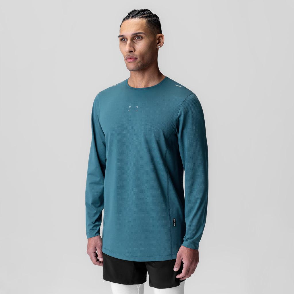 0907. AeroSilver® Training Long Sleeve - Storm "Space Bracket" Product Image