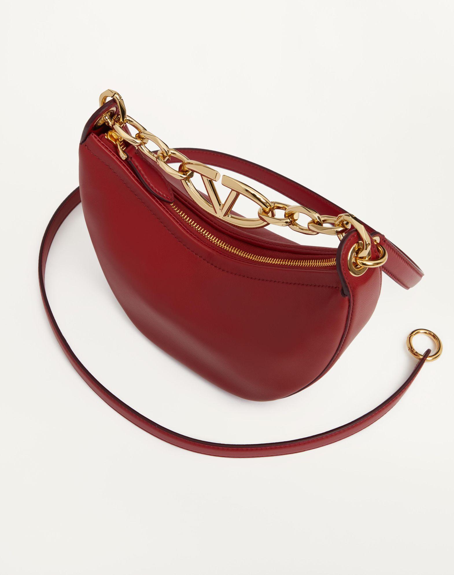 Vlogo Moon Mini Hobo Bag In Nappa Leather With Chain Product Image