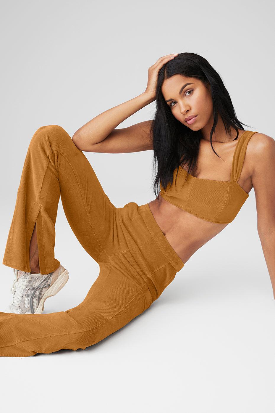 Micro Corduroy Winter Break Bra - Toffee Product Image