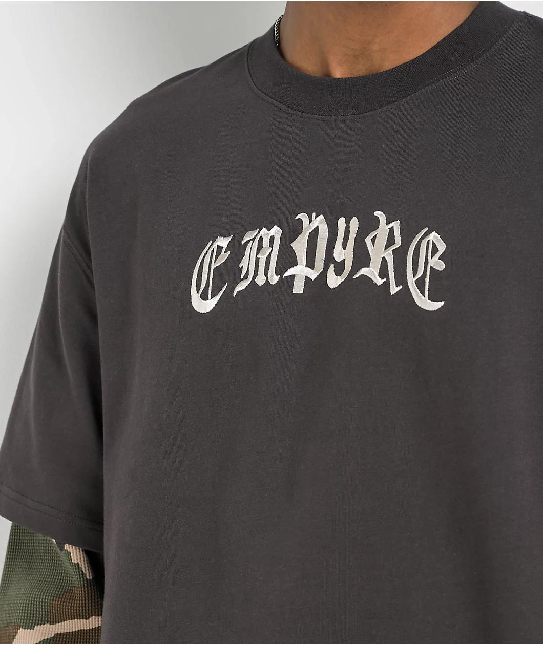 Empyre Loose Screw Charcoal & Camo 2fer Long Sleeve T-Shirt Product Image