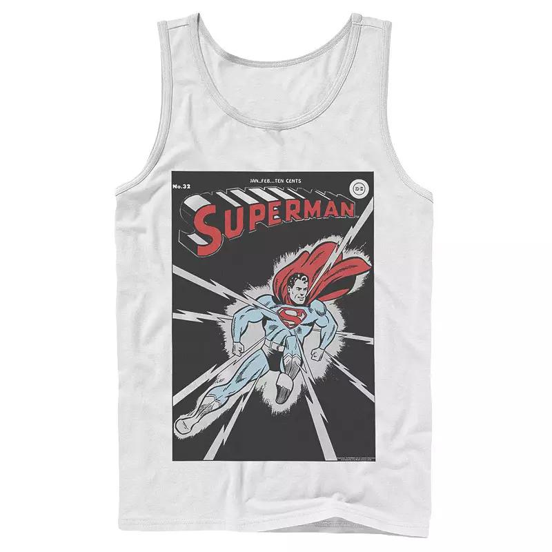 Men's DC Comics Superman No. 32 Comic Cover Poster Tank Top,  Product Image