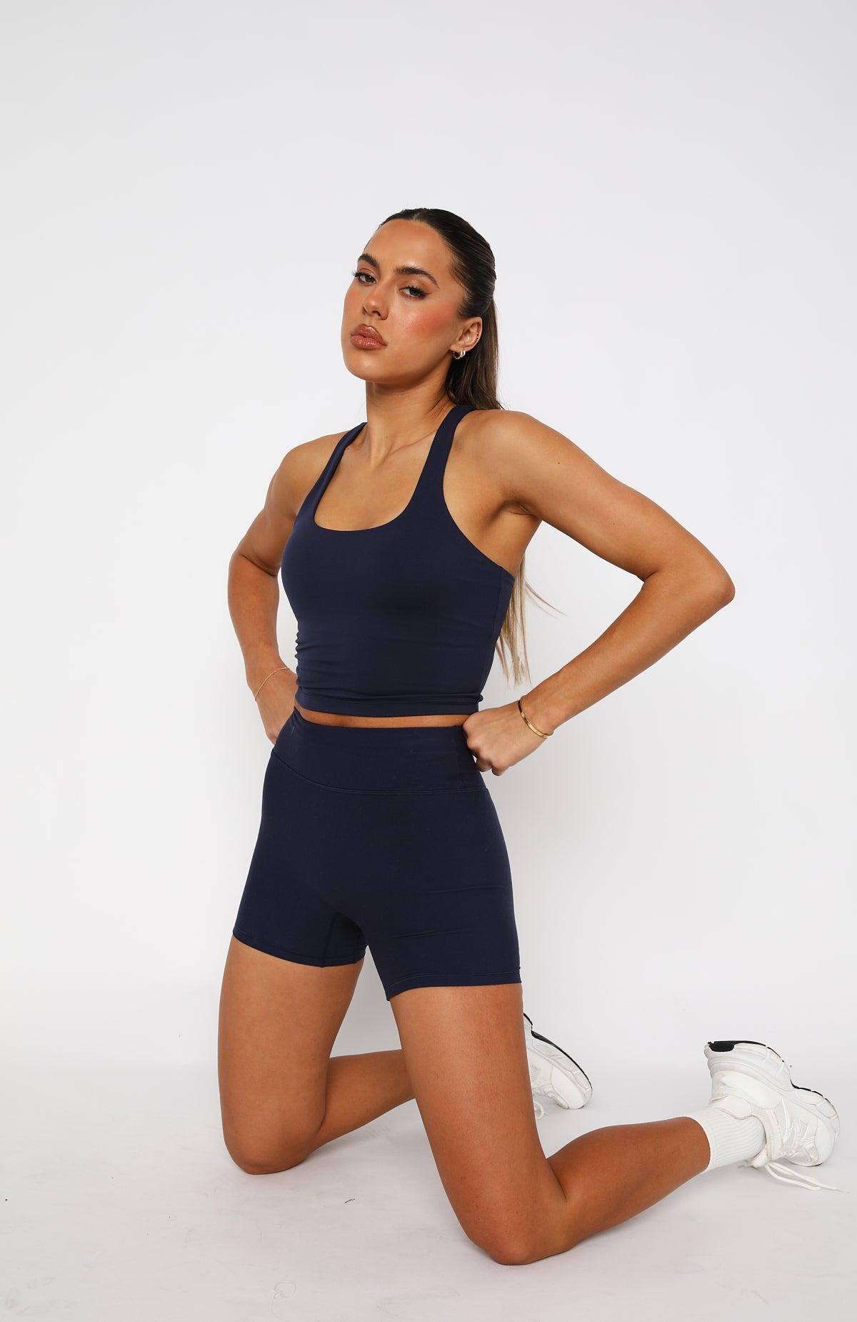 Work It Out Active Tank Navy Product Image