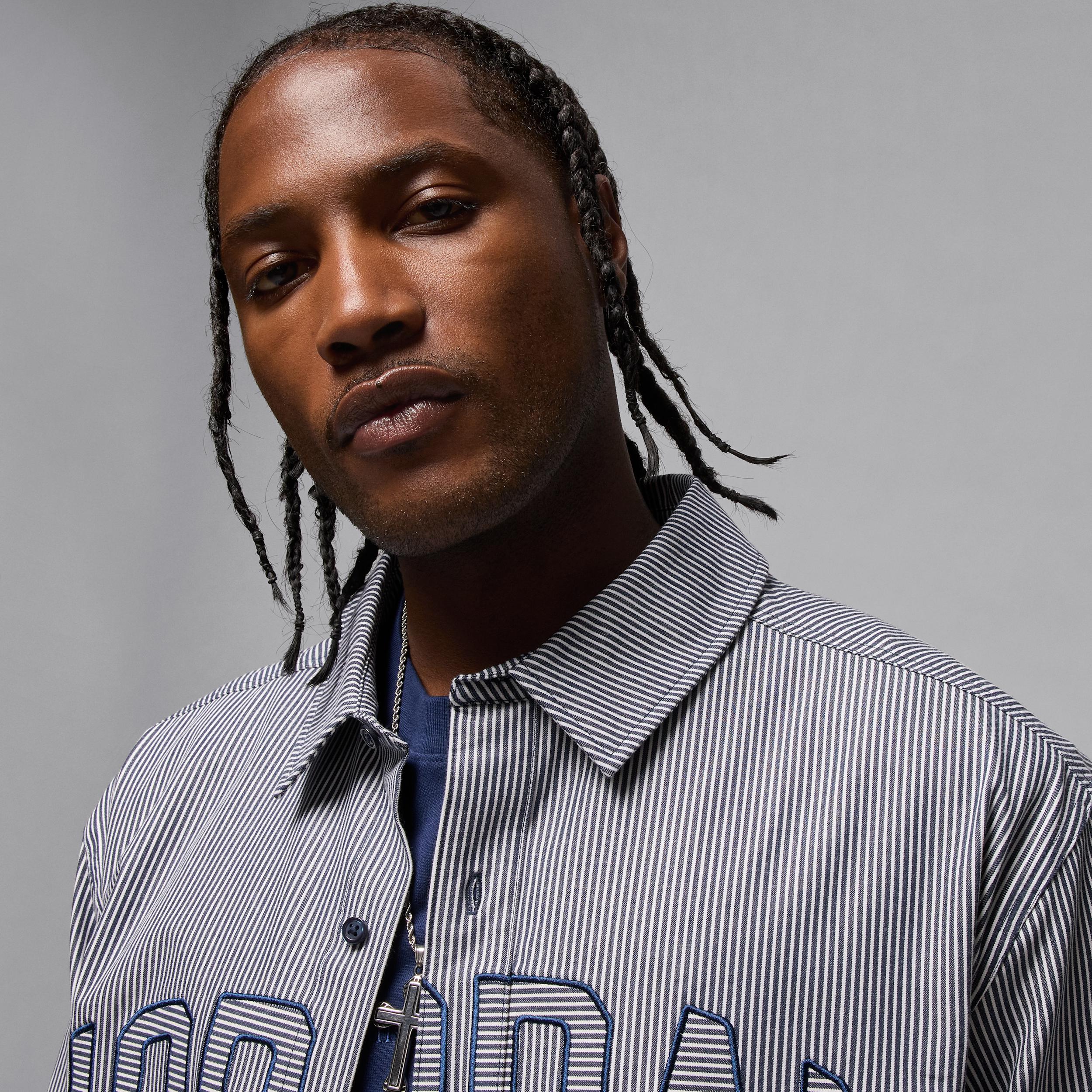 Mens Jordan Flight Oxford Long-Sleeve Top | IB0317-451 Product Image