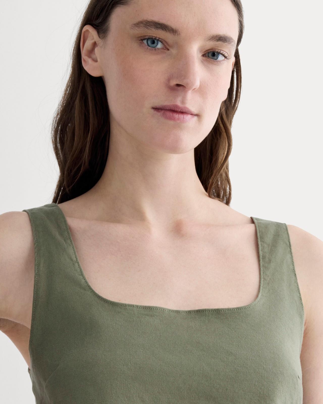 Womens Square Tank in Stretch Linen by Everlane Product Image