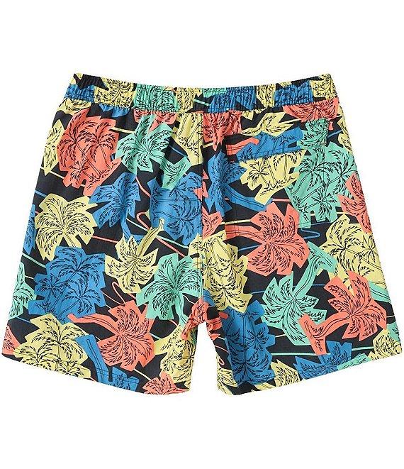 SAXX Go Coastal 2N1 Palm Tree 5#double; Inseam Volley Swim Shorts Product Image