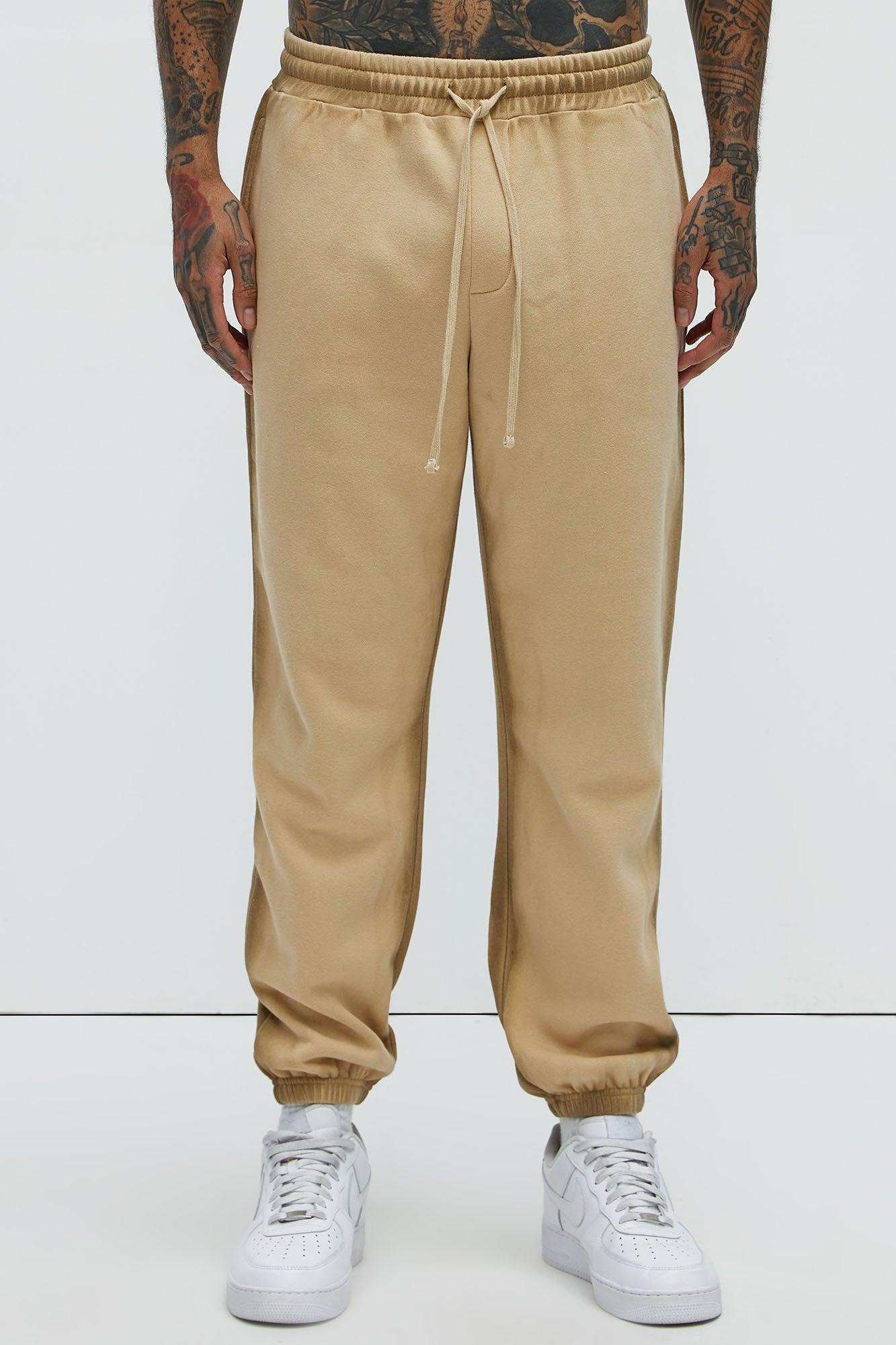 Raynor Tyson Dirty Wash Relaxed Jogger - Tan Product Image