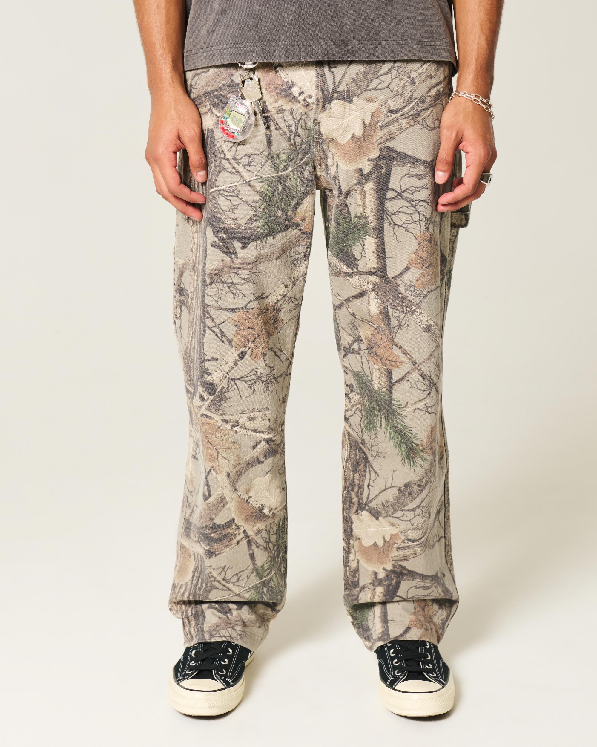 Camo Baggy Painter Jeans Product Image
