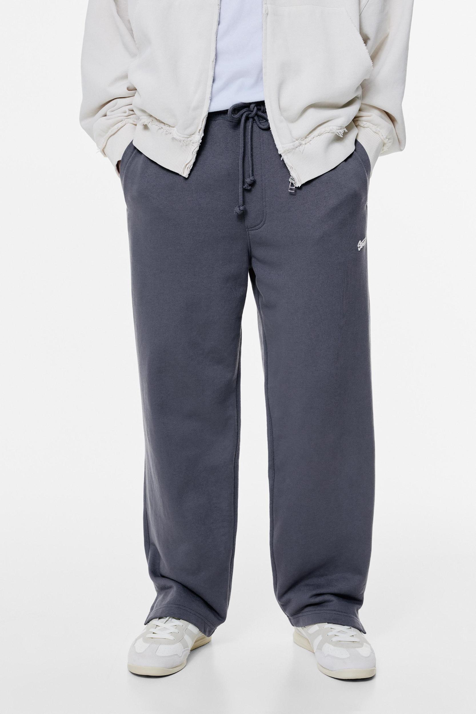 Jogger sweatpants with slits Product Image