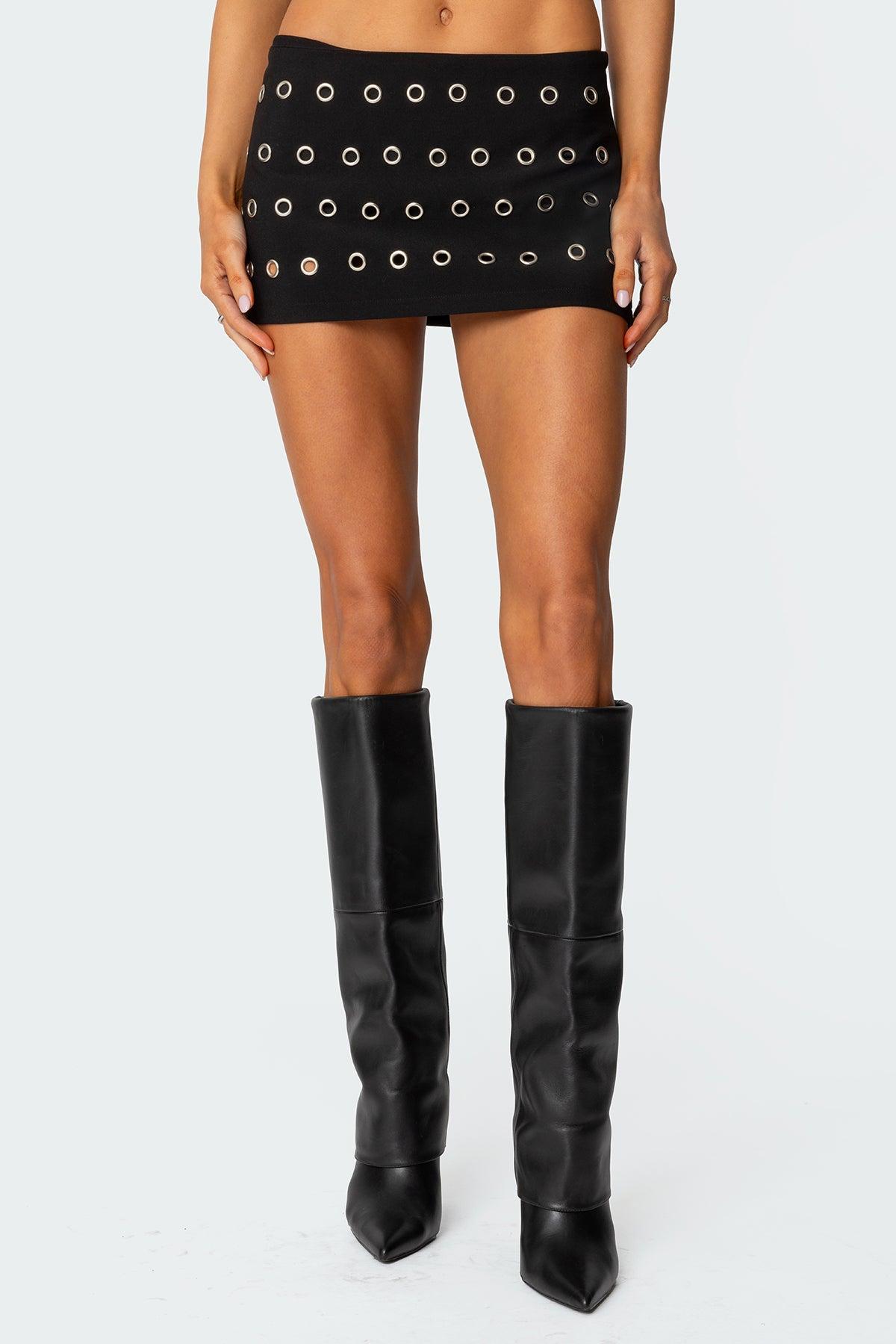 Arlette Grommet Mini Skort Product Image