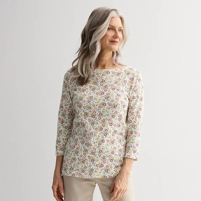 Women's Croft & Barrow® Boatneck Top,  Product Image