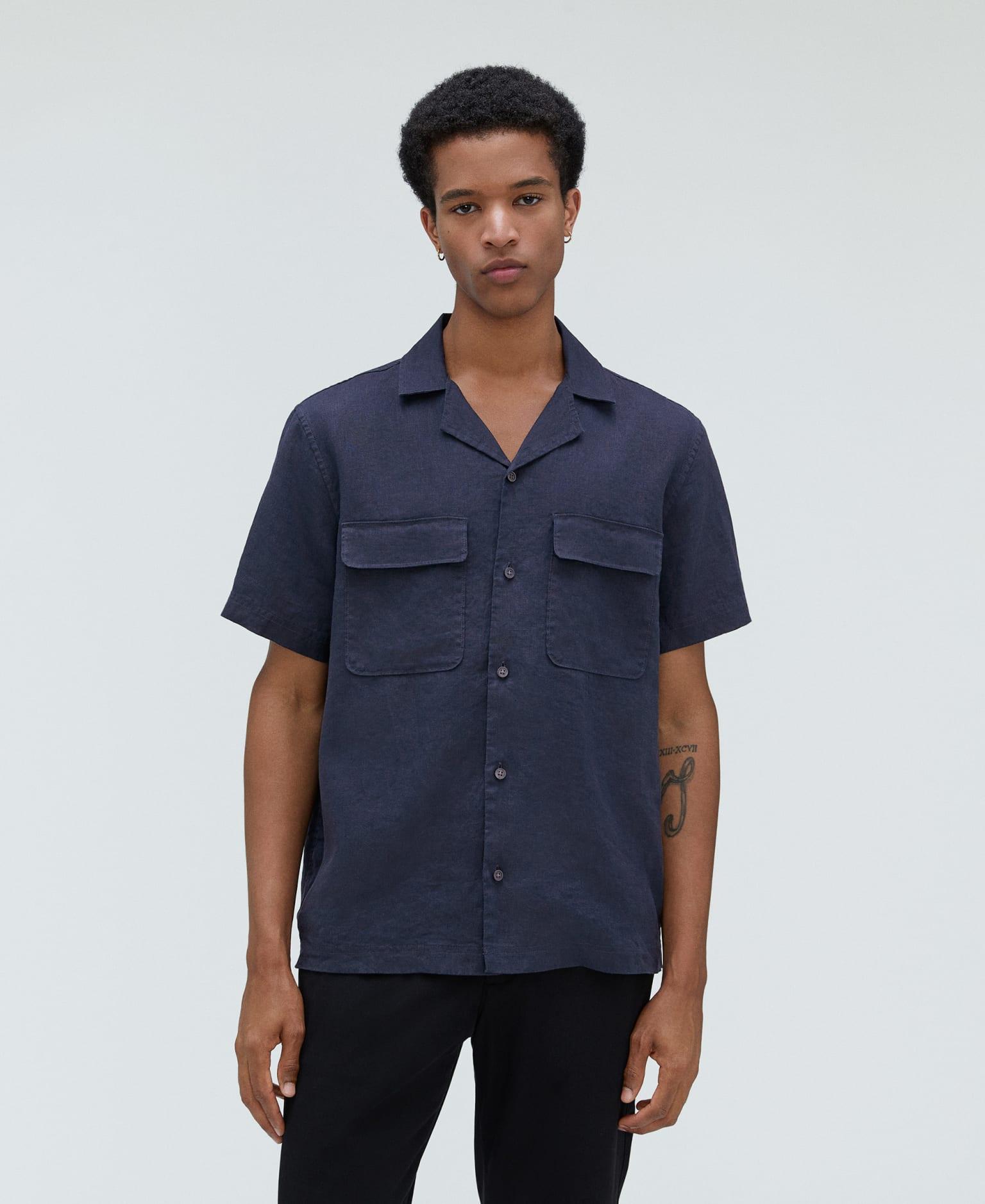 Mens Resort Shirt in Linen by Everlane Product Image