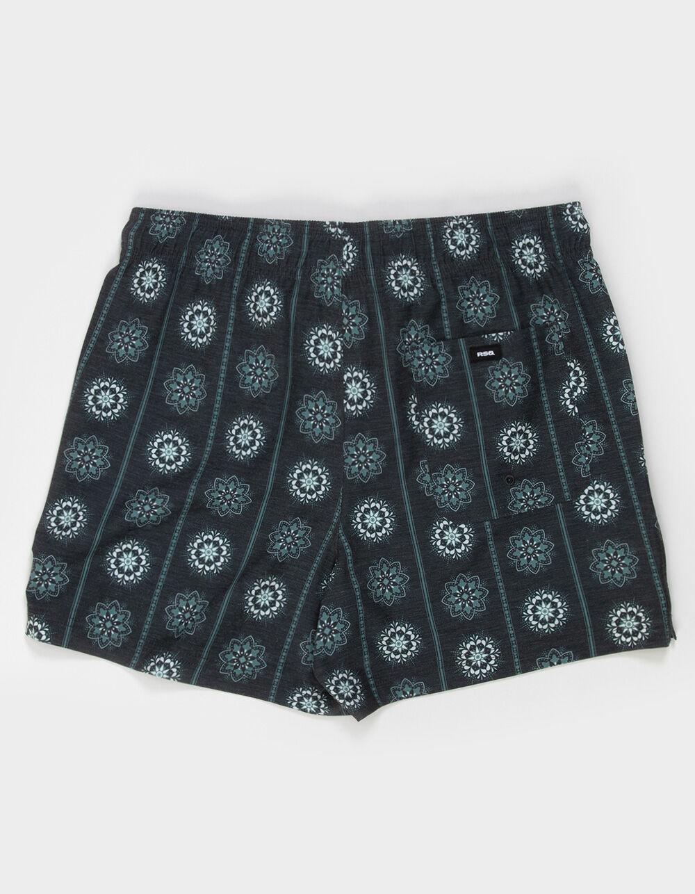 RSQ Mens Dotted Medallions Swim Shorts - BLACK Product Image