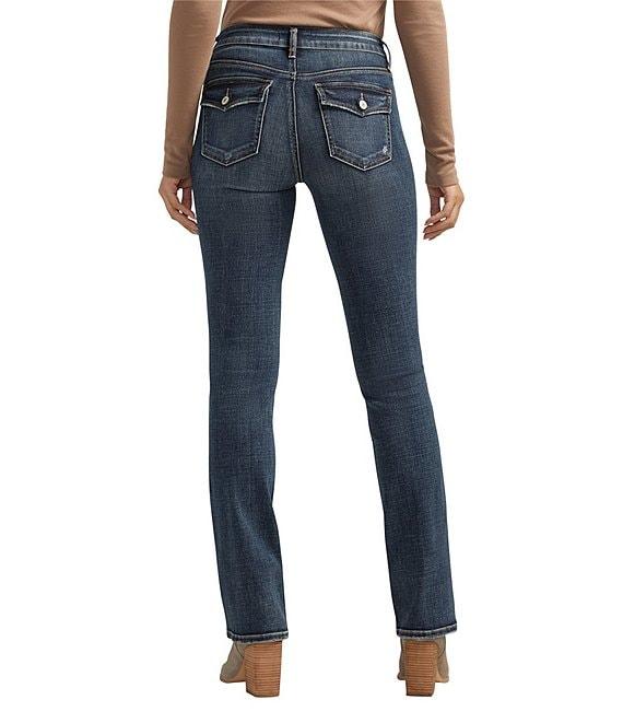 Silver Jeans Co. Suki Mid Rise Power Stretch Slim Fit Bootcut Jeans Product Image