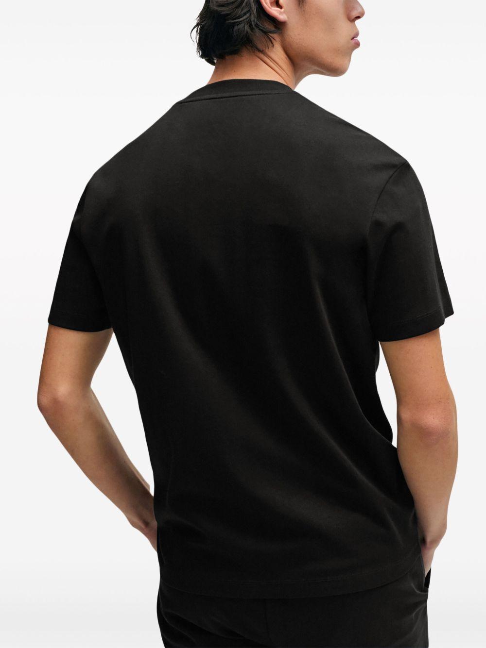 logo-patch cotton T-shirt Product Image