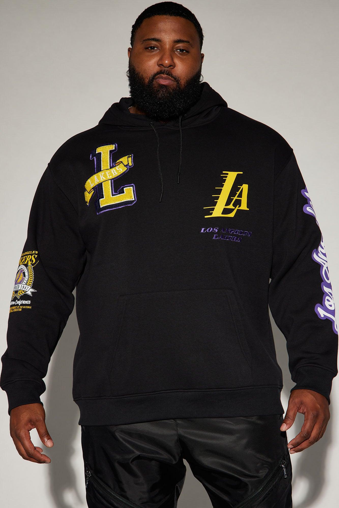 Lakers Campus Hoodie - Black Male Product Image