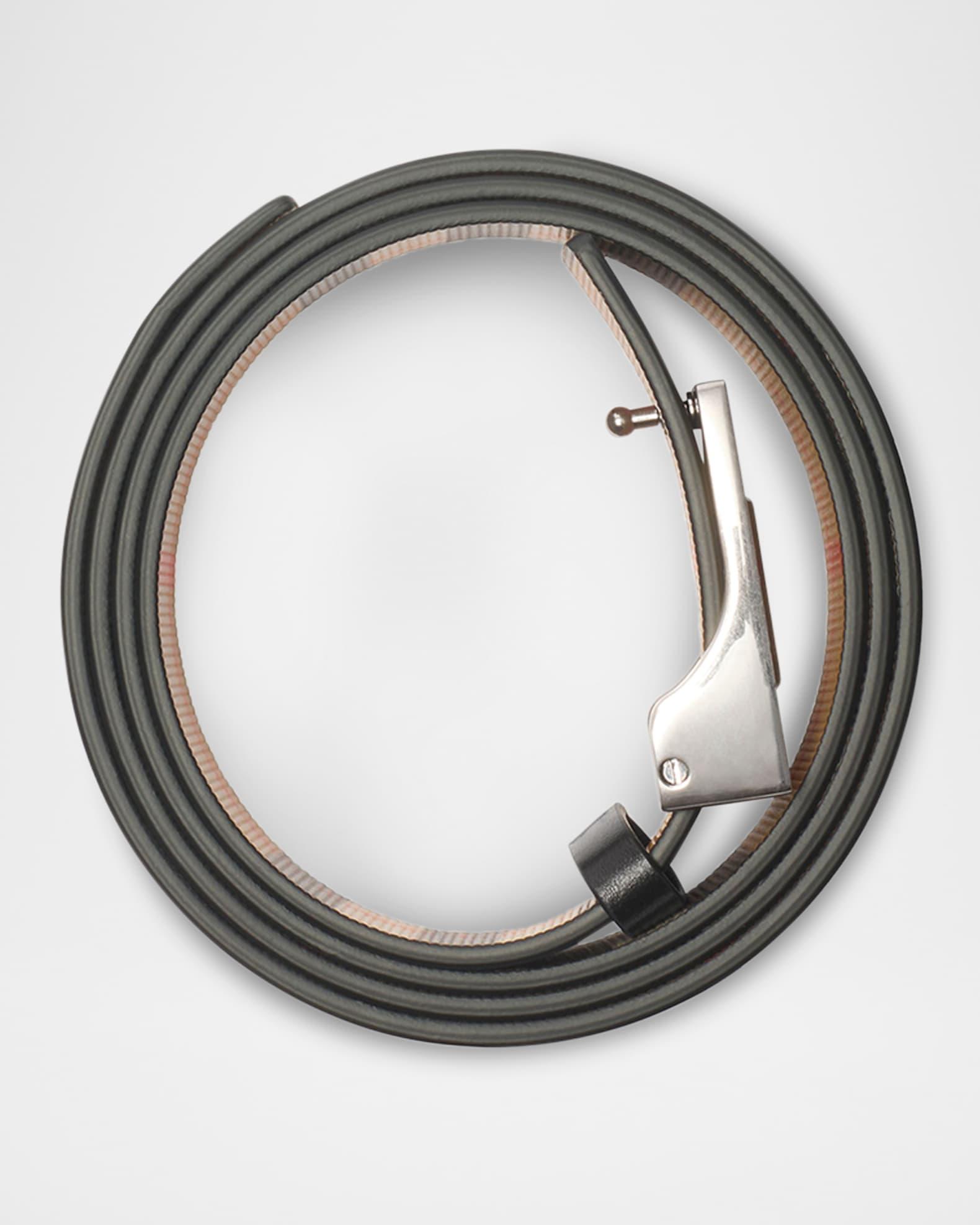 Mens EKD-Buckle Reversible Check Belt Product Image