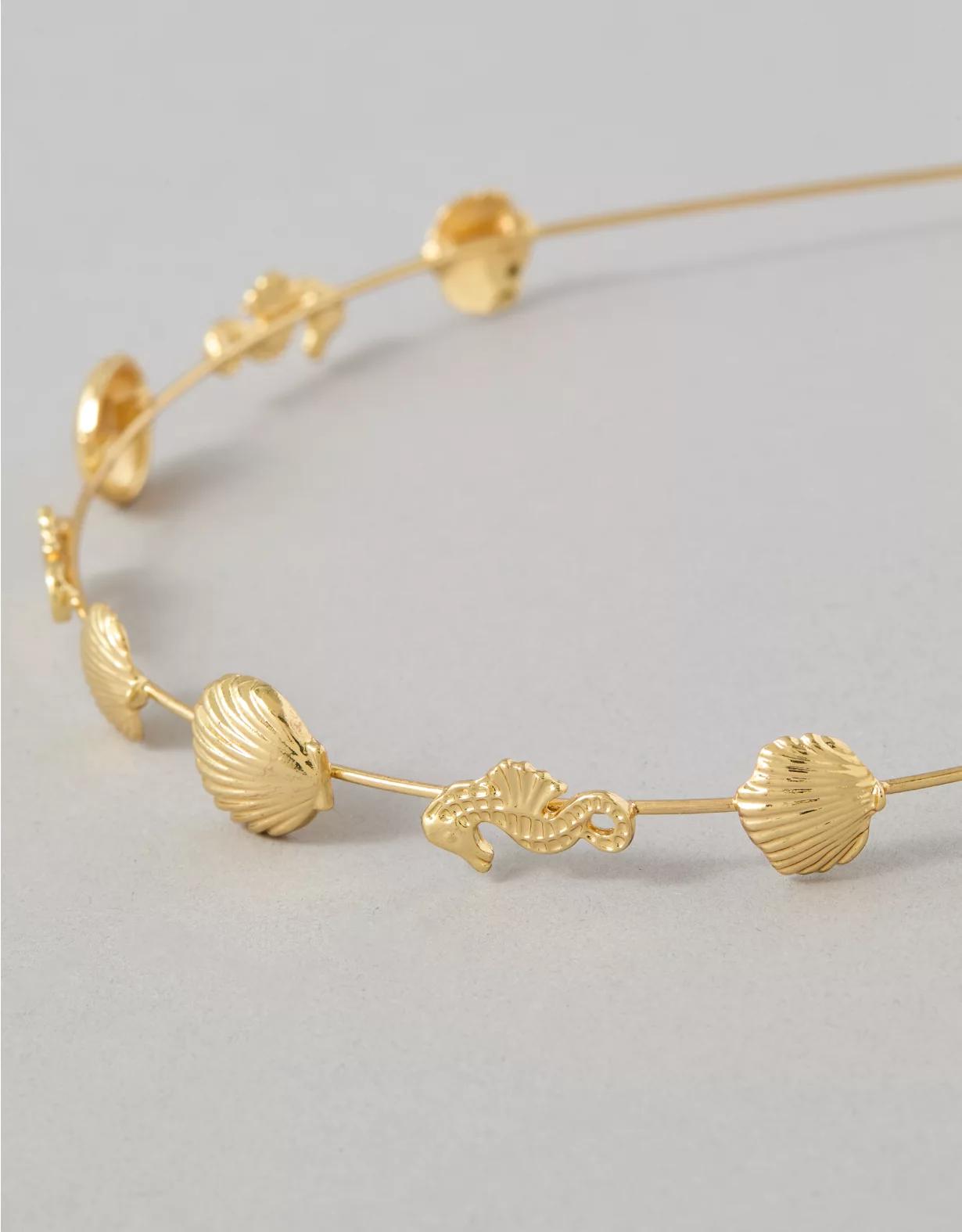 AE Gold Seashell Headband Product Image