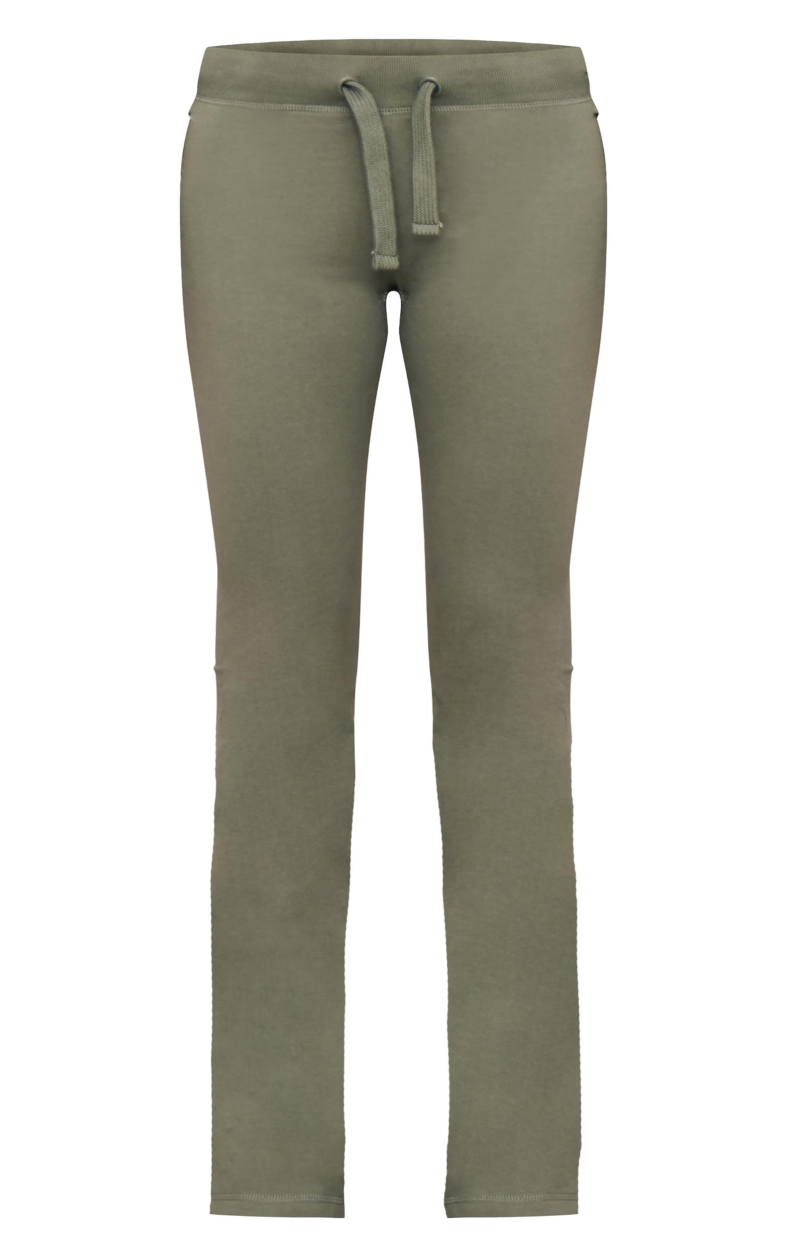 Sea Green Low Rise Skinny Flare Pants Product Image