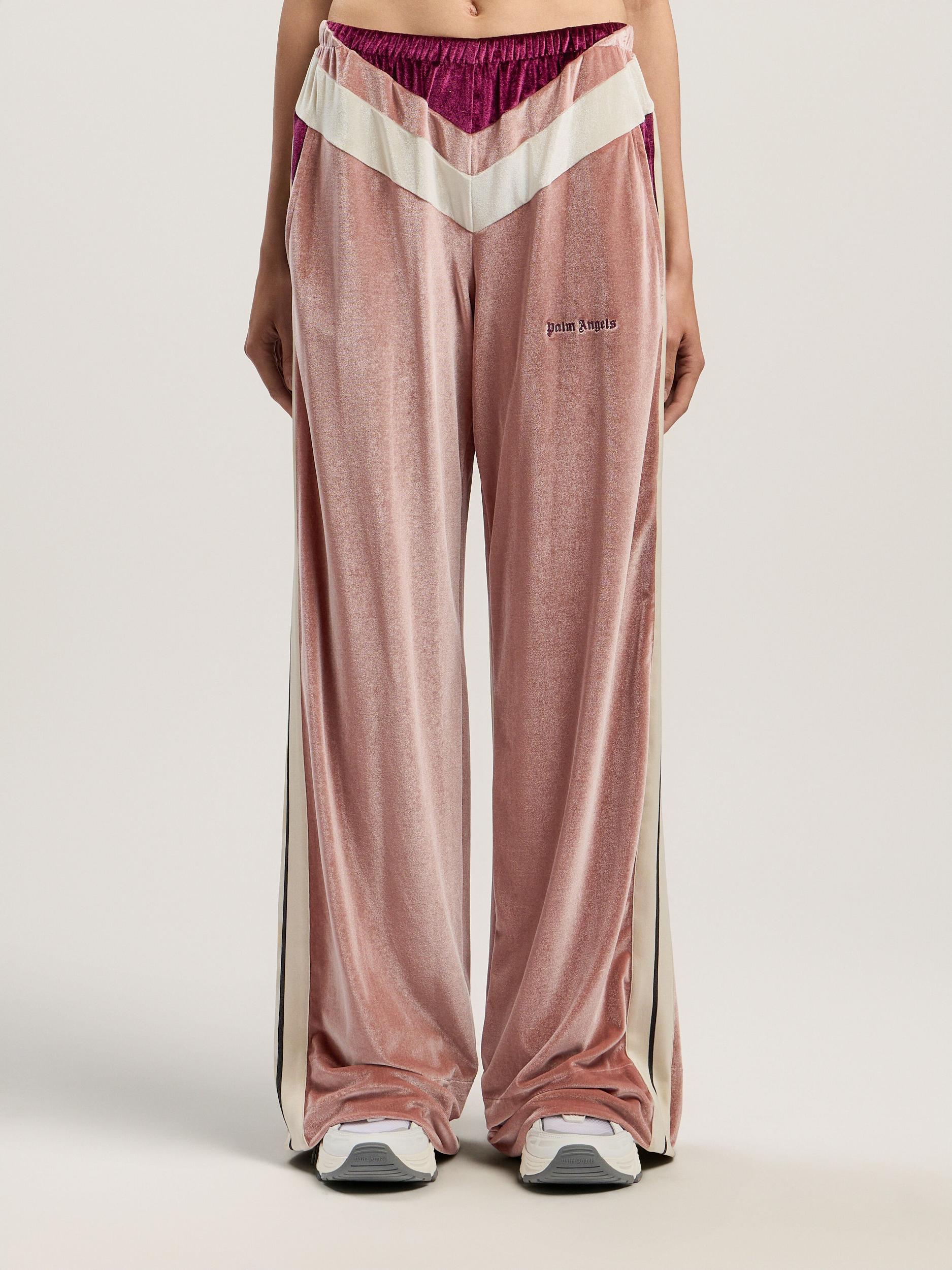 Colorblock Chenille Track Pants Product Image