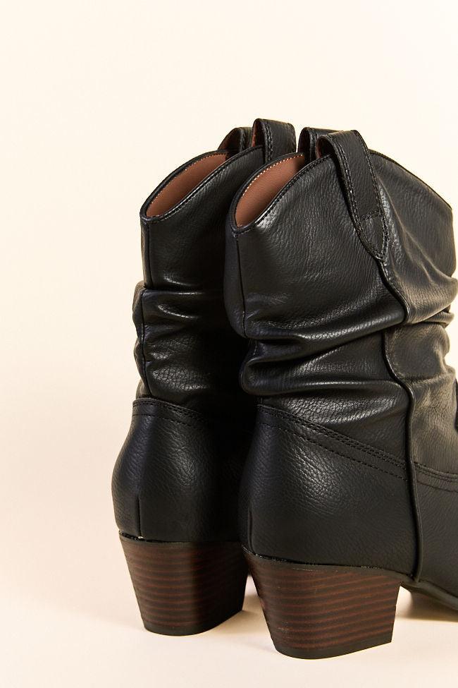 Kit Black Scrunch Western Boots Product Image