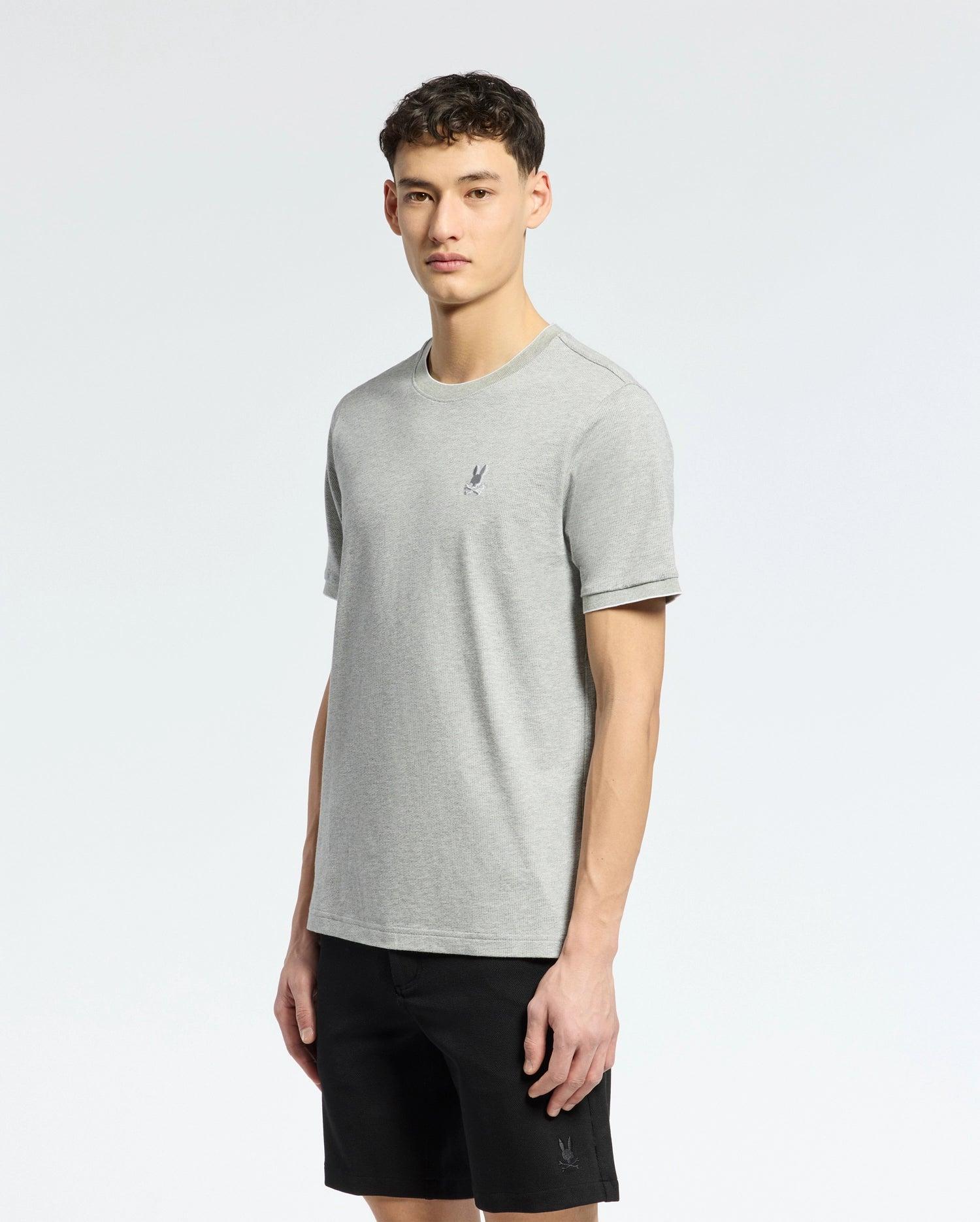 MENS MACKAY JACQUARD SIGNATURE TEE - B6U576F200 Male Product Image