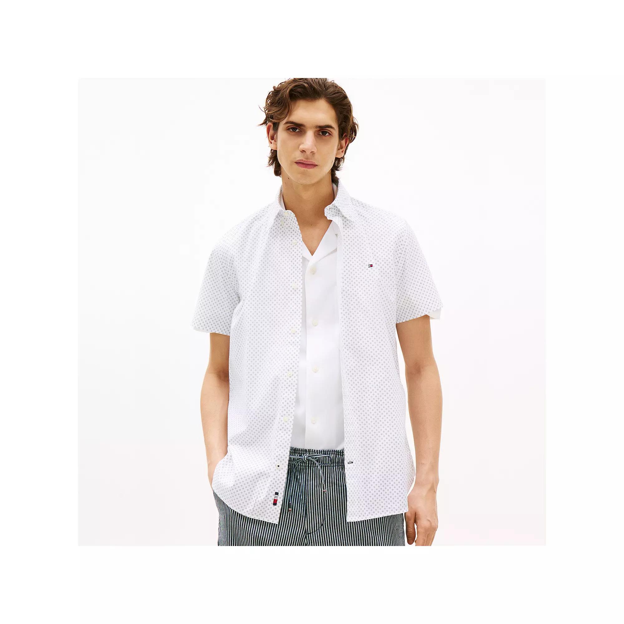Men's Tommy Hilfiger Short Sleeve Printed Shirt,  Product Image