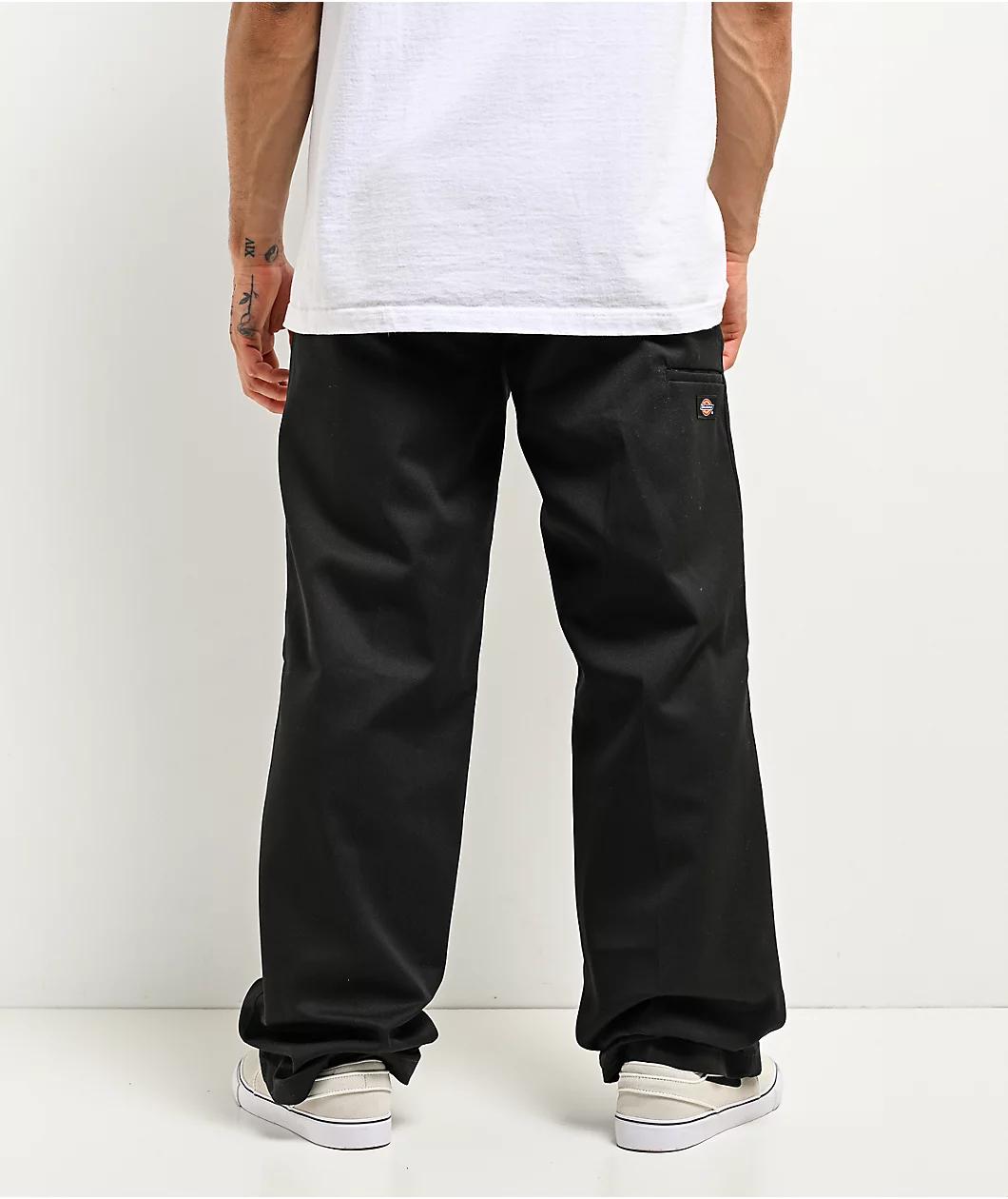 Dickies Loose Fit Black Double Knee Work Pants Product Image