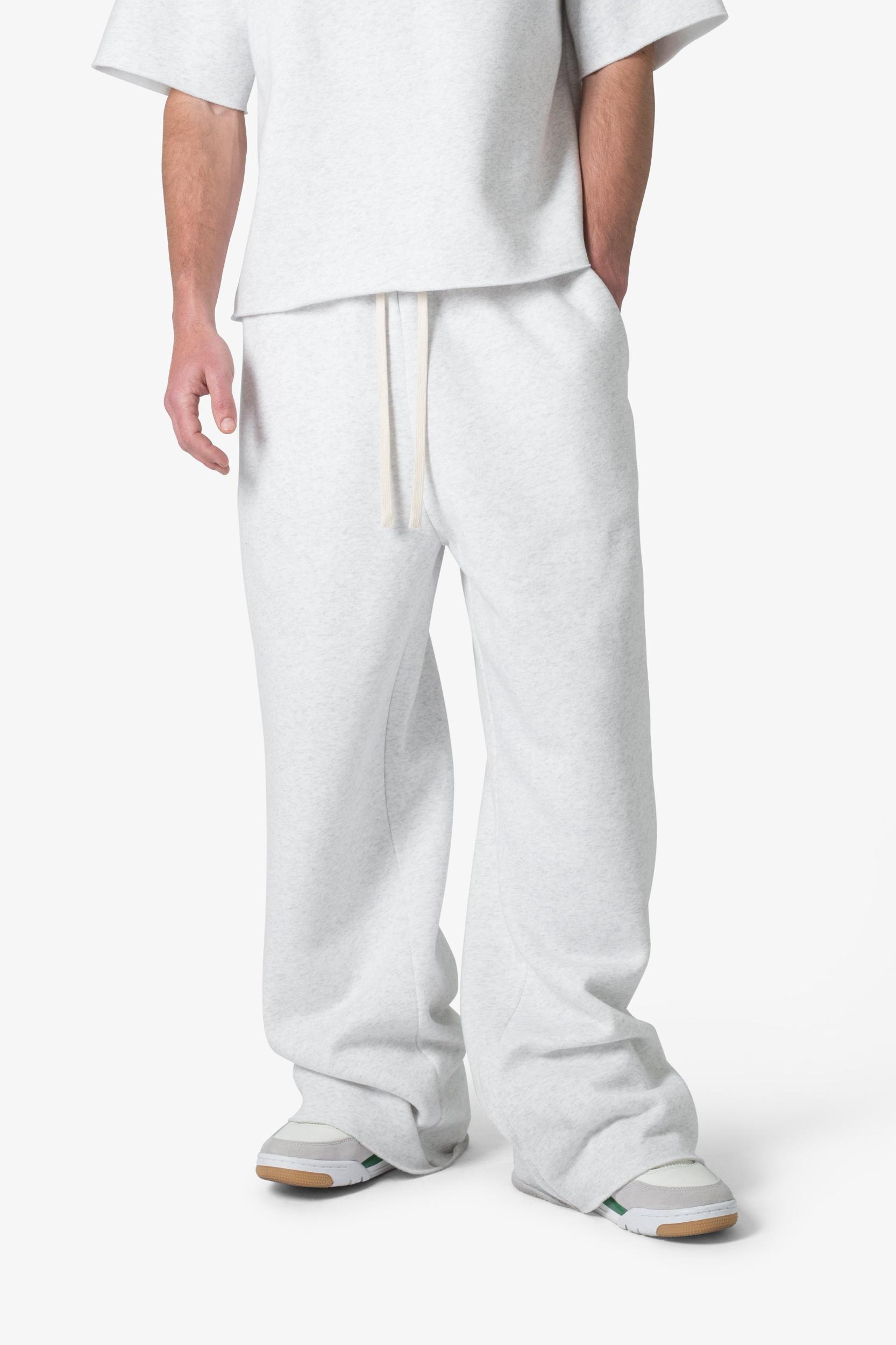 Washed Ultra Baggy Sweatpants - Heather Grey Product Image