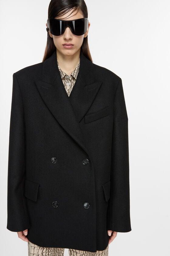 Double-breasted wool jacket Product Image