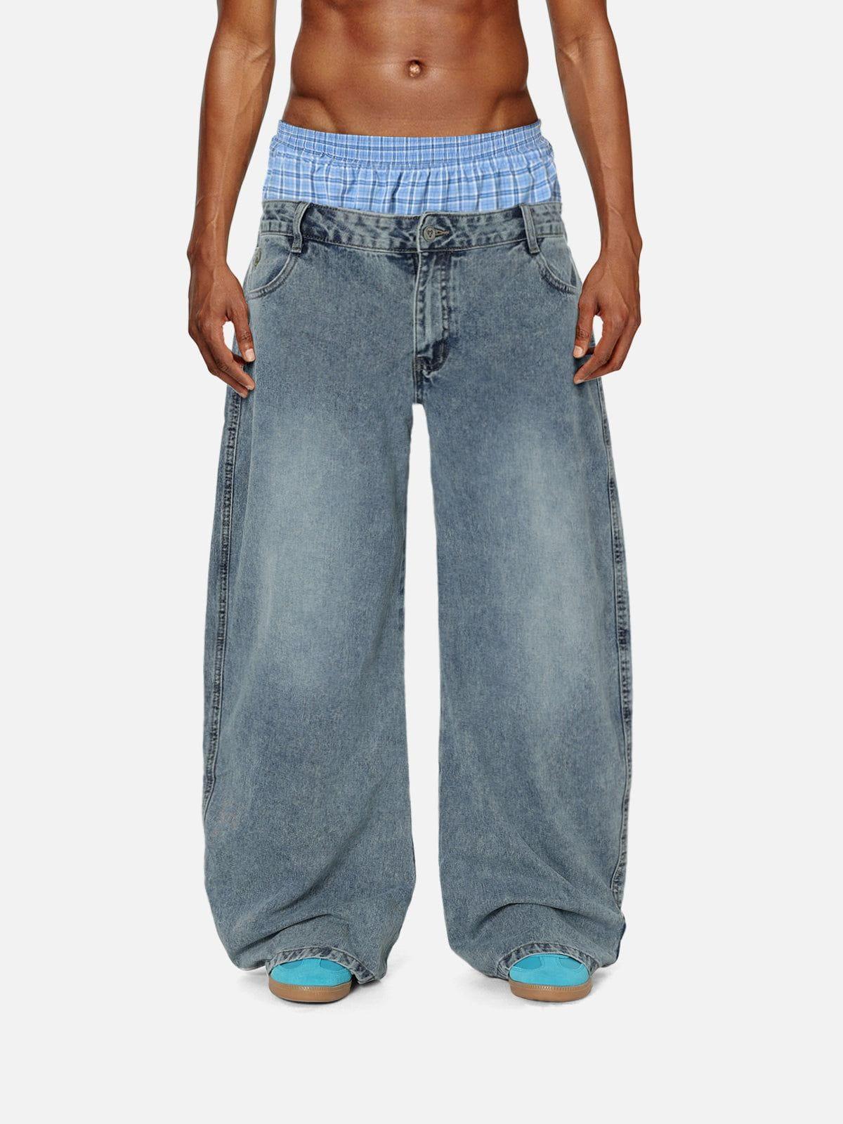 Aelfric Eden Double Waist Baggy Jeans Product Image