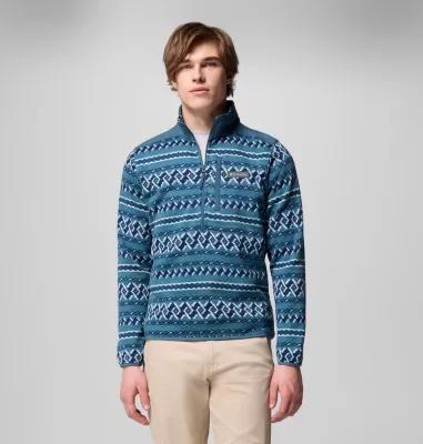 Columbia Mens Sweater Weather II Printed Half Zip Pullover- Product Image