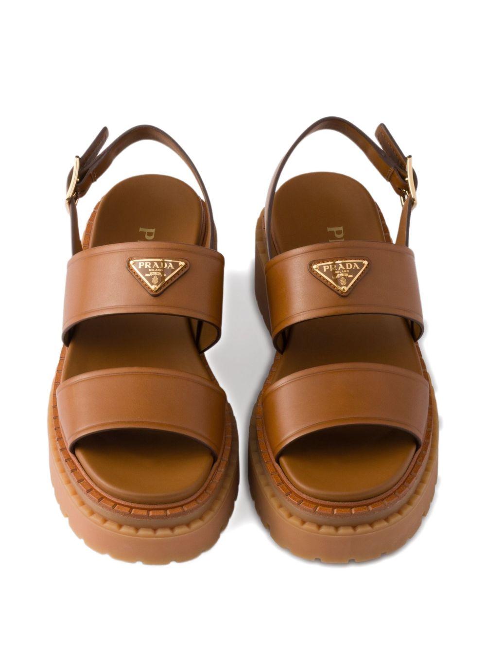 55mm buckle-strap platform sandals Product Image