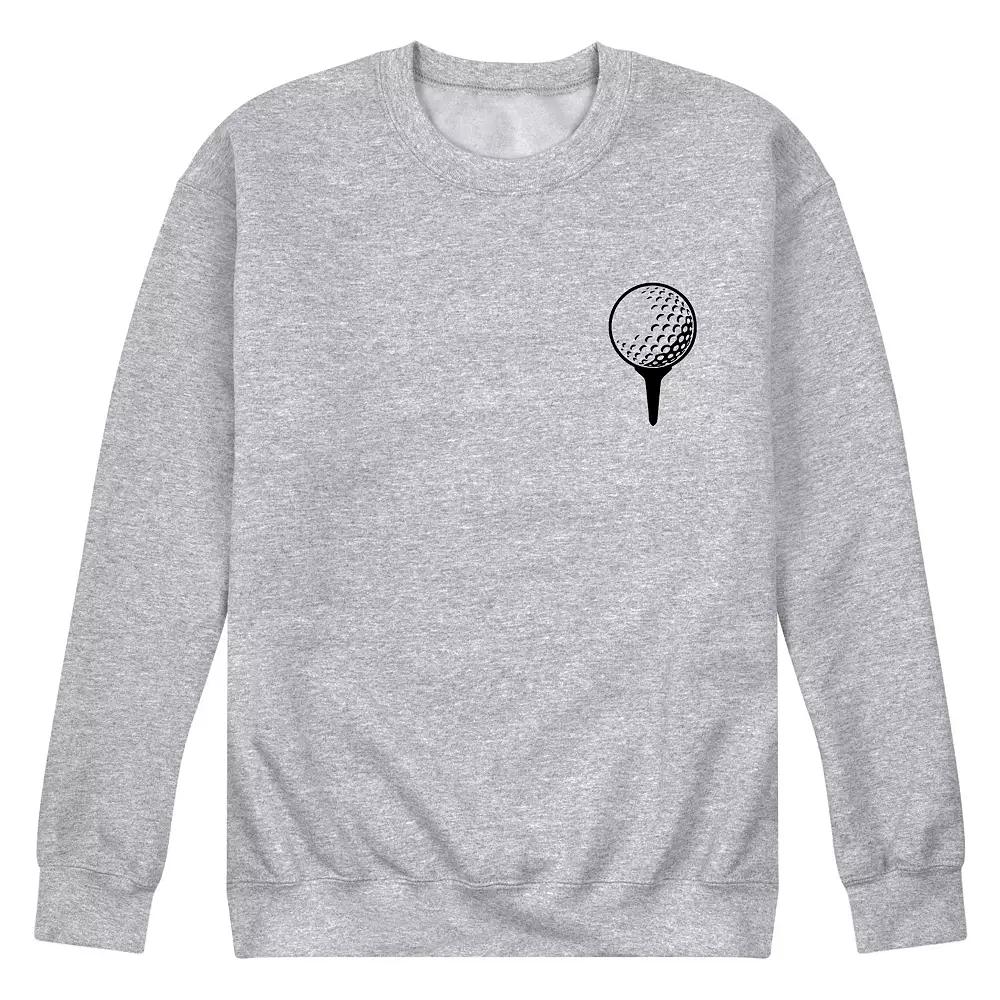 Men's Golf Ball Tee on Tee Fleece Sweatshirt,  Product Image