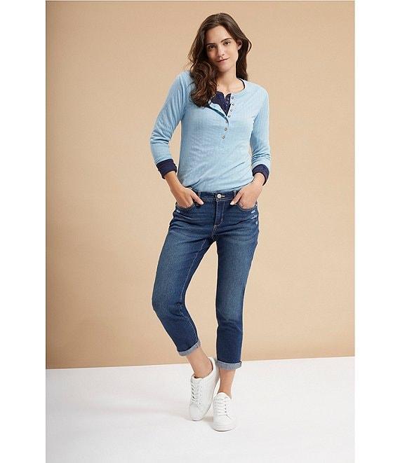 Code Bleu Rolled Cuff Weekend Jeans Product Image