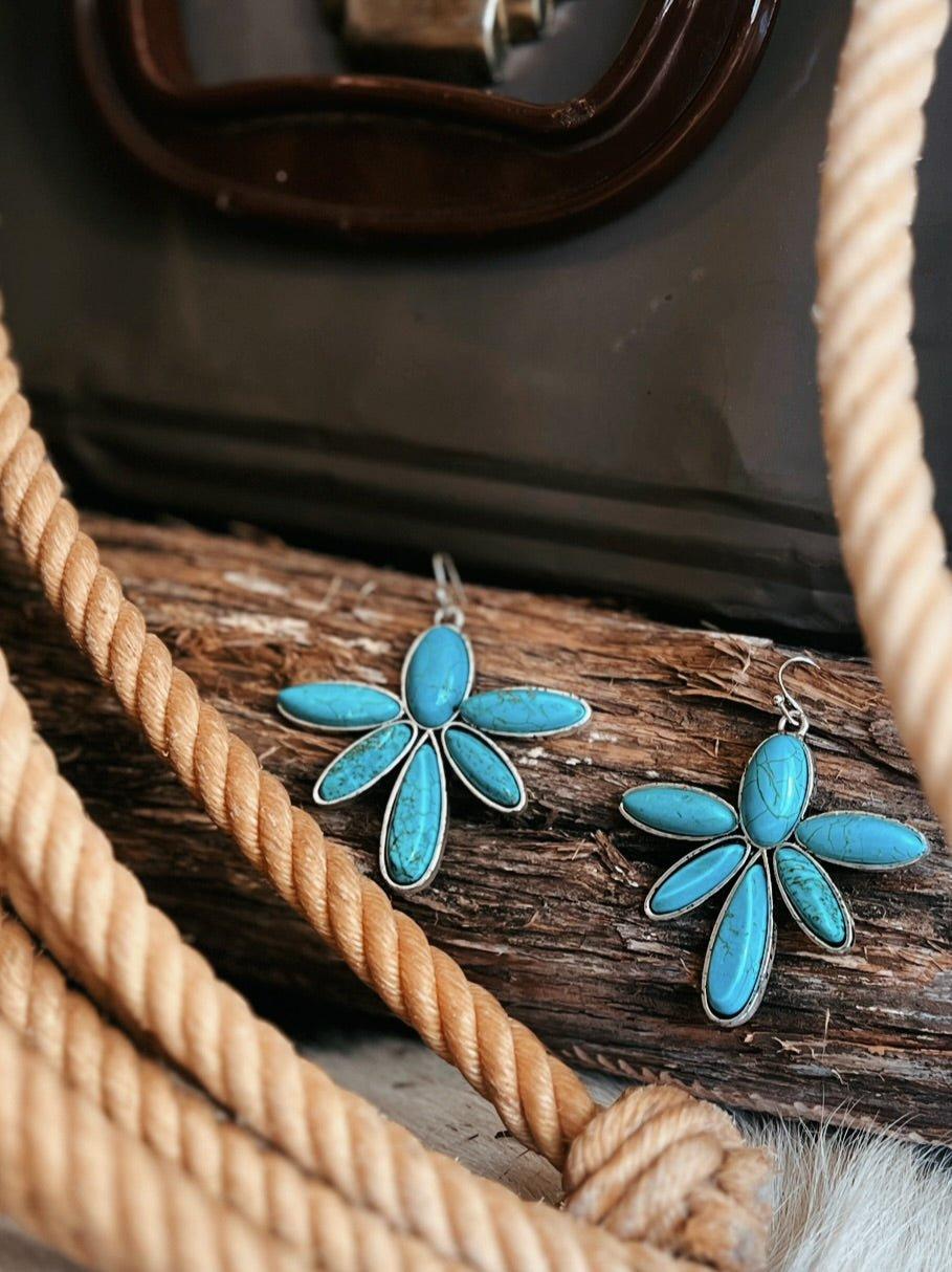 Dragon Fly Turquoise Earrings Product Image