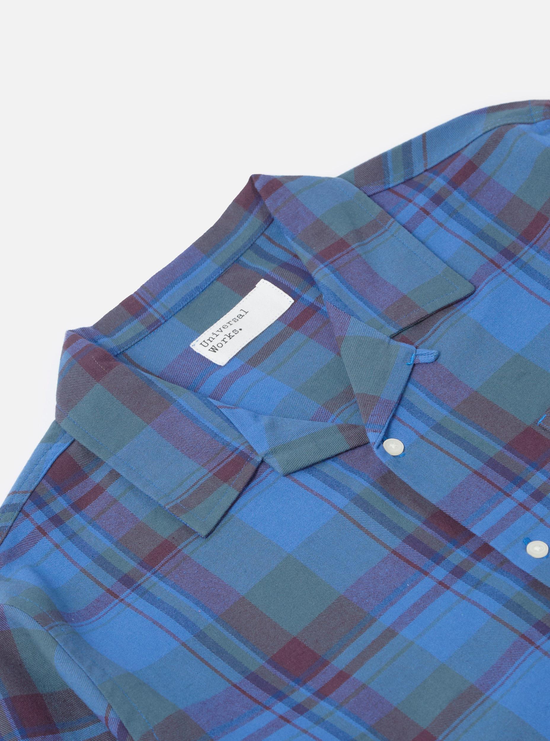 Blue Kip Check Long Pyjama Set Product Image