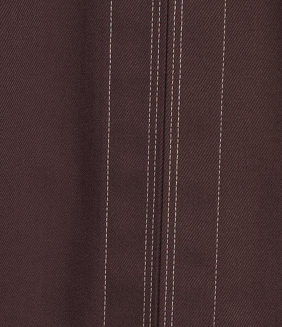 Murano Big & Tall Still Wanderin' Collection Slim Fit Solid Long Sleeve Woven Shirt Product Image