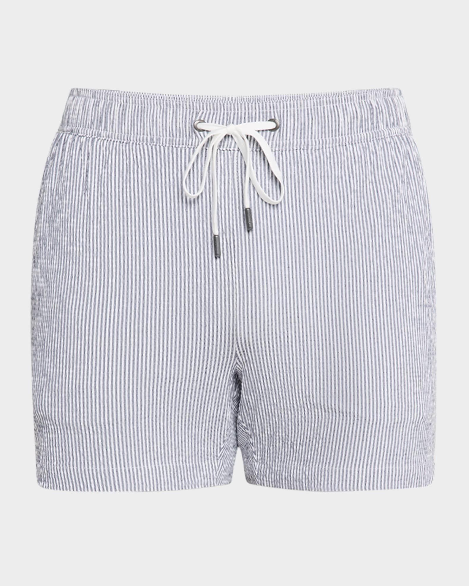 Men's Charles Seersucker Stripe Swim Trunks, 5" Inseam Product Image