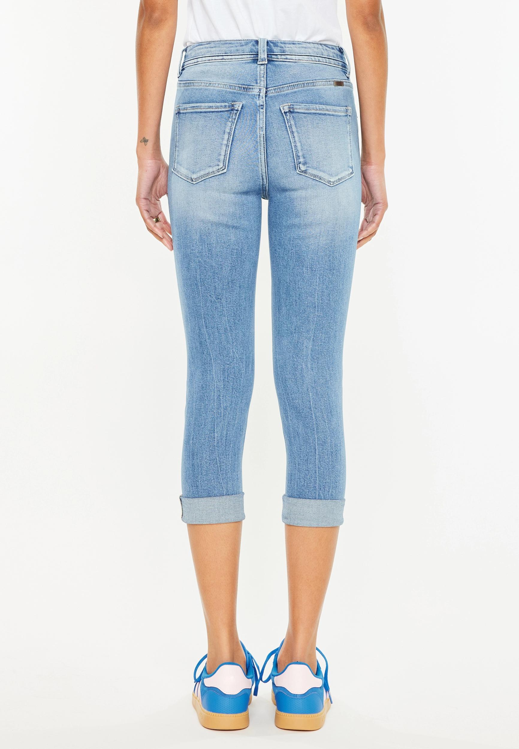 Kancan Kancan Womens High Rise Rolled Hem Capri - Maurices Product Image