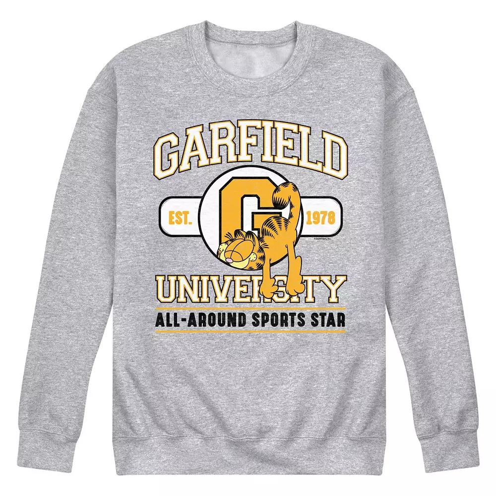 Men's Garfield University Sports Star Fleece Sweatshirt,  Product Image