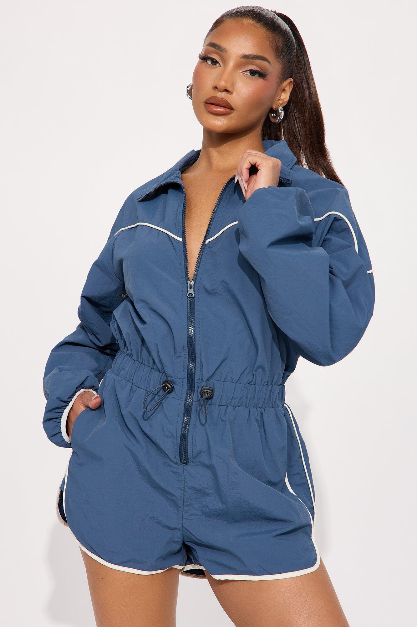 To Do List Romper - Blue Product Image