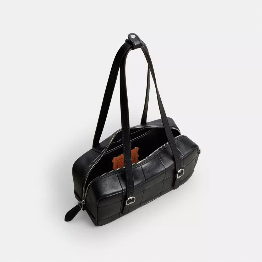 Alter/Ego Satchel Bag In Checkerboard Upcrafted Leather Product Image