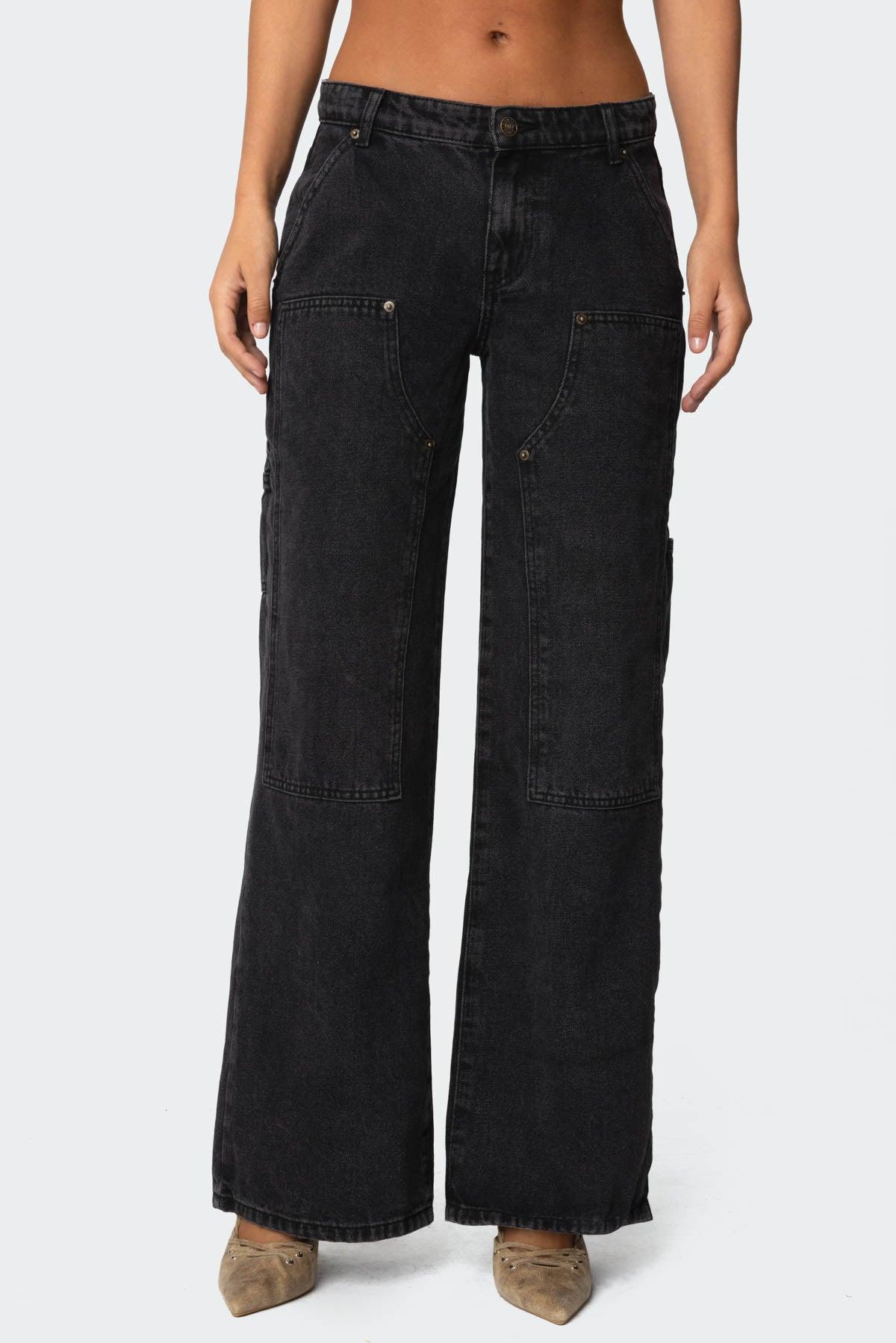 Ayla Low Rise Baggy Carpenter Jeans Product Image