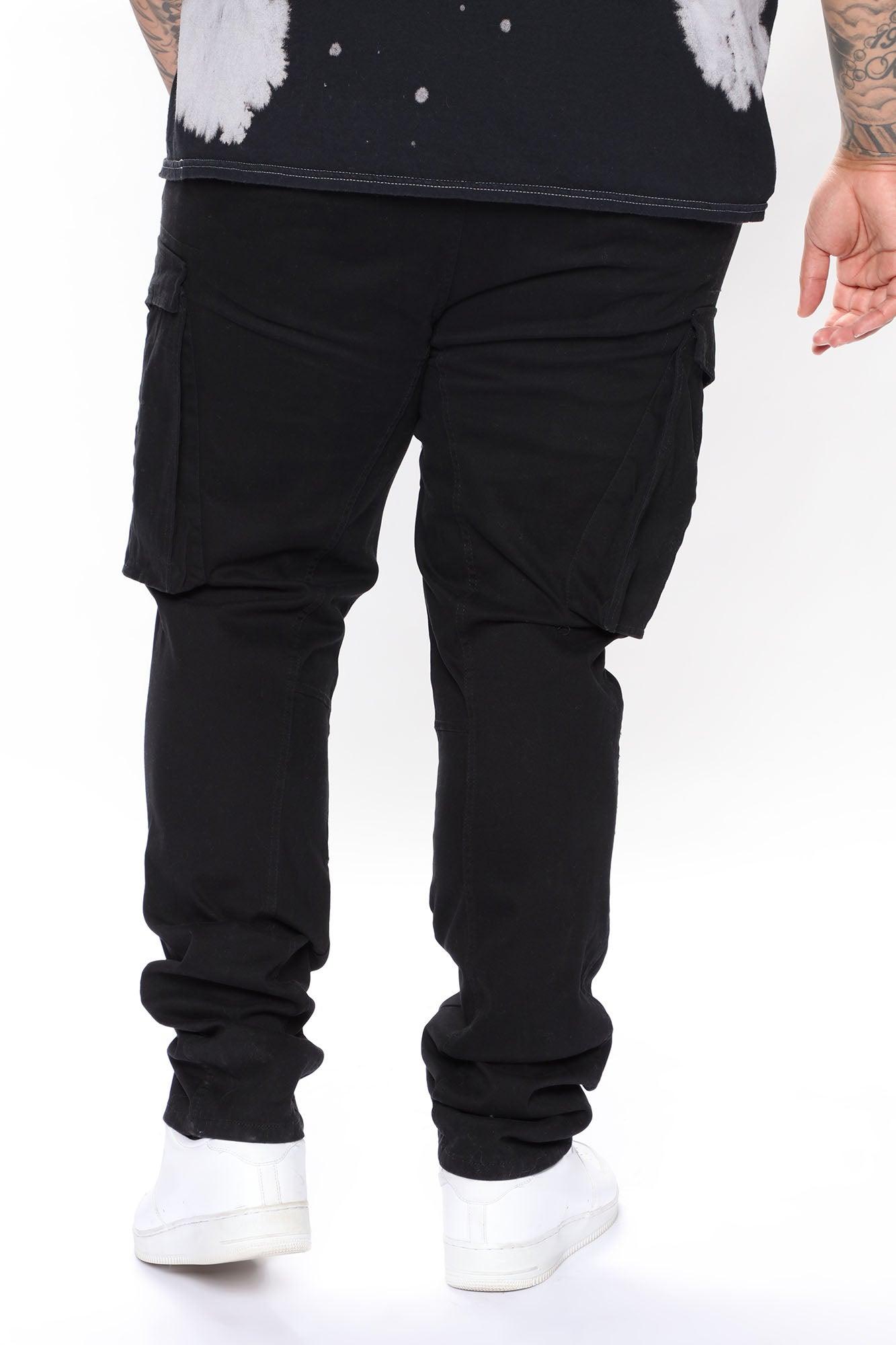 Summer Games Slim Cargo Pants - Black Product Image