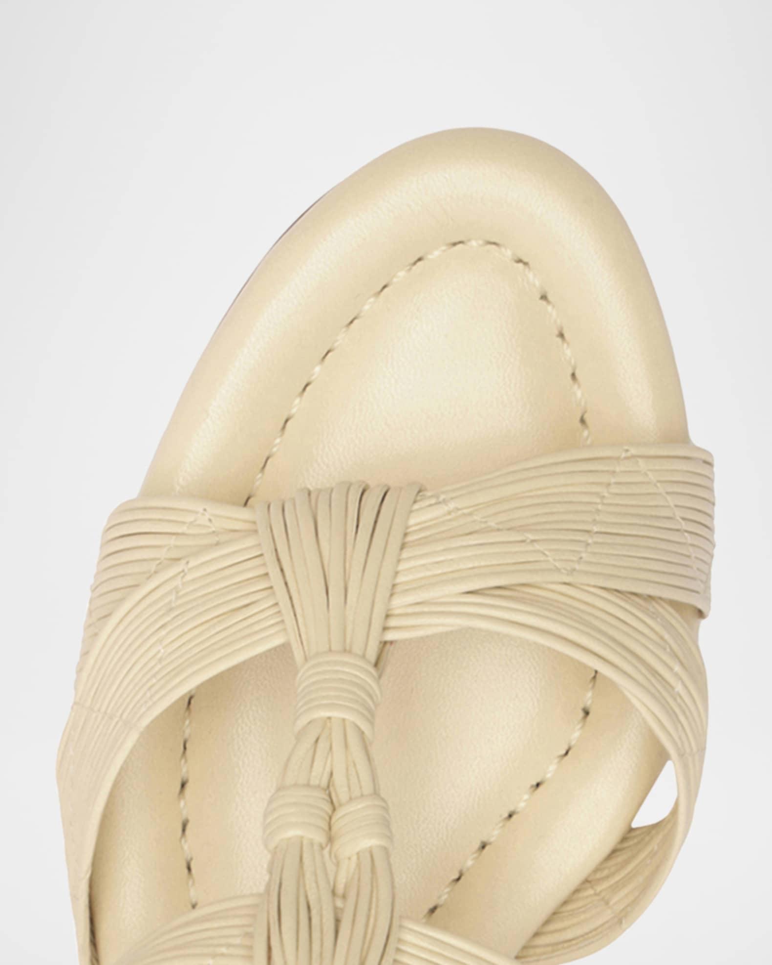 Olga Block 60 Leather Sandals Product Image