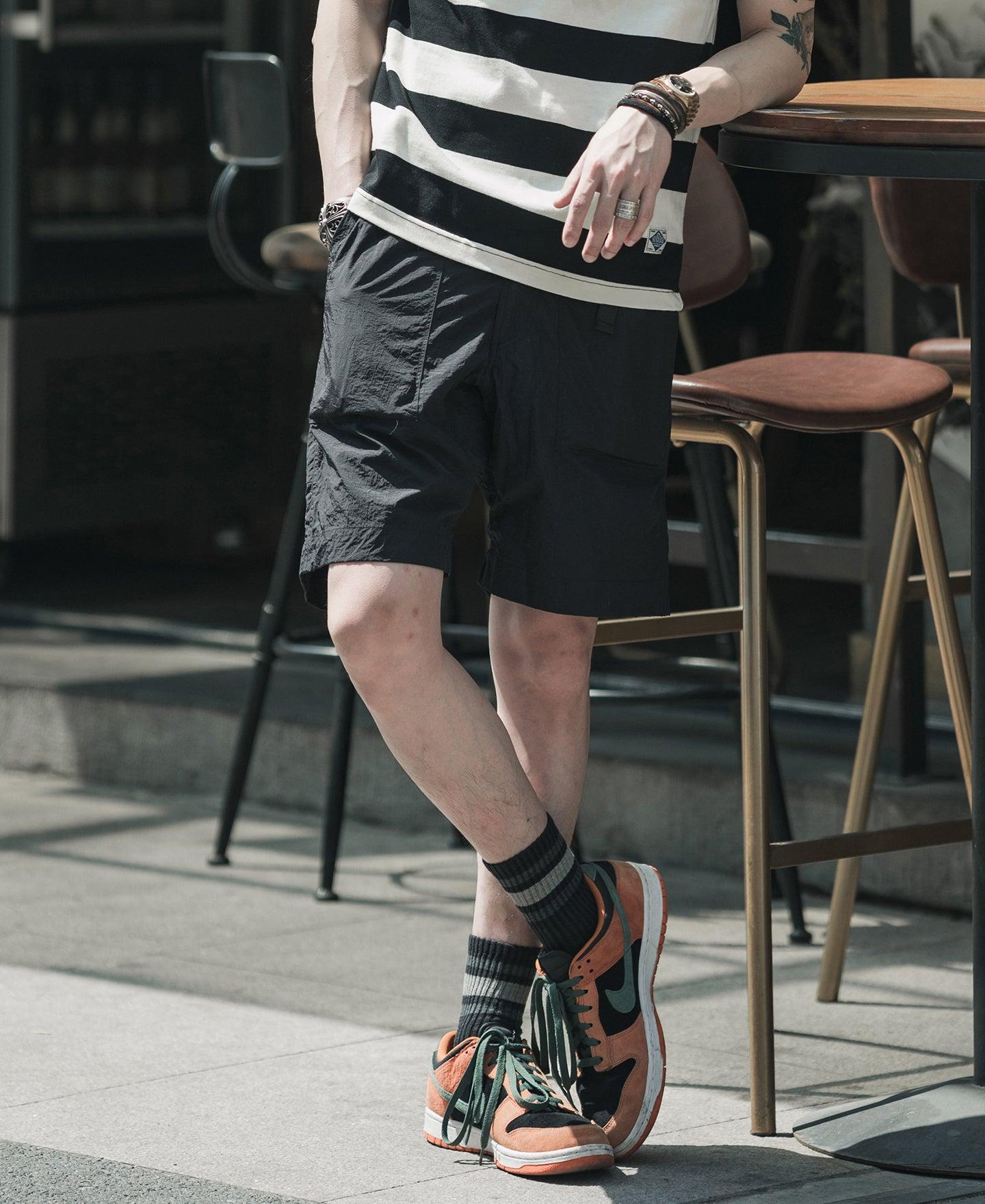 Nylon Climbers' Shorts - Black Product Image