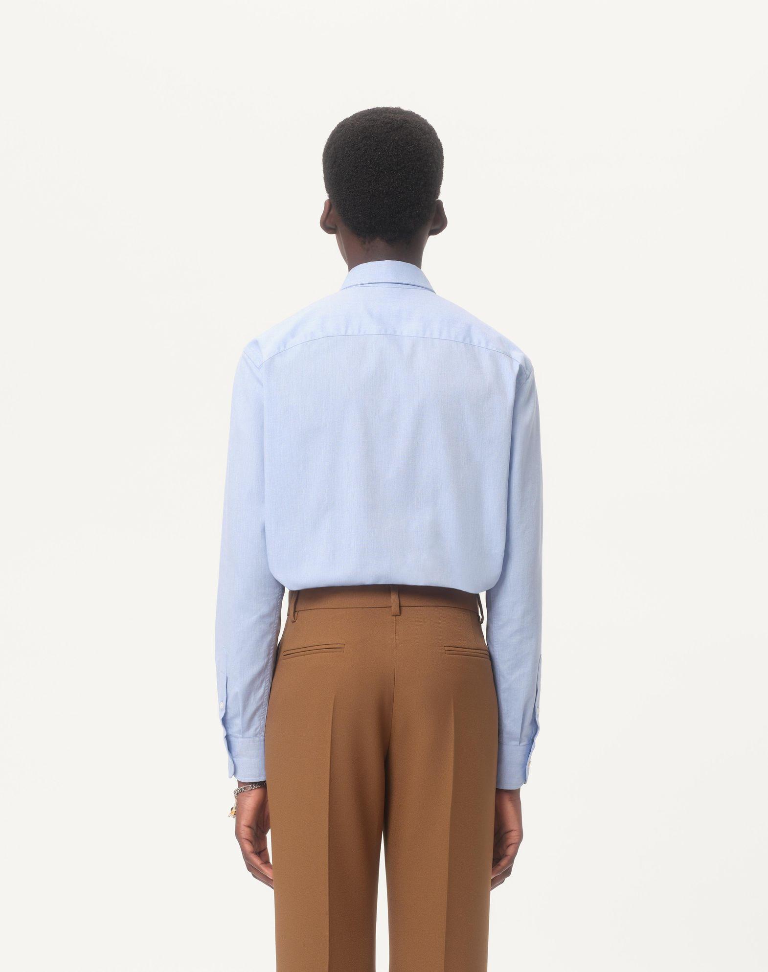 Cotton Oxford Shirt With Vlogo Embroidery Product Image