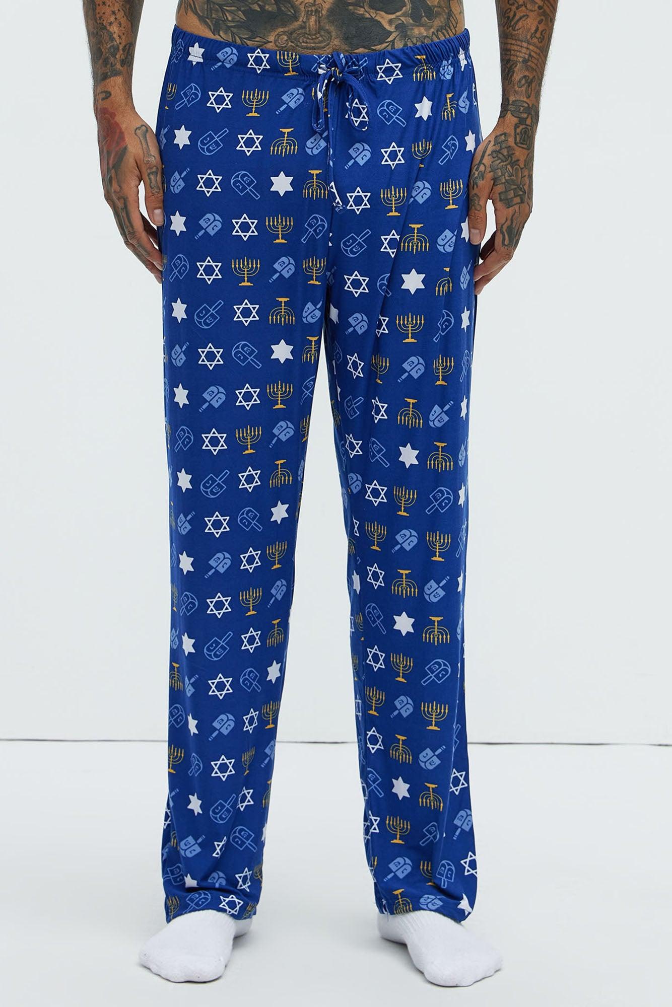 This Is My Pajamaka PJ Holiday PJ Set - Blue Product Image