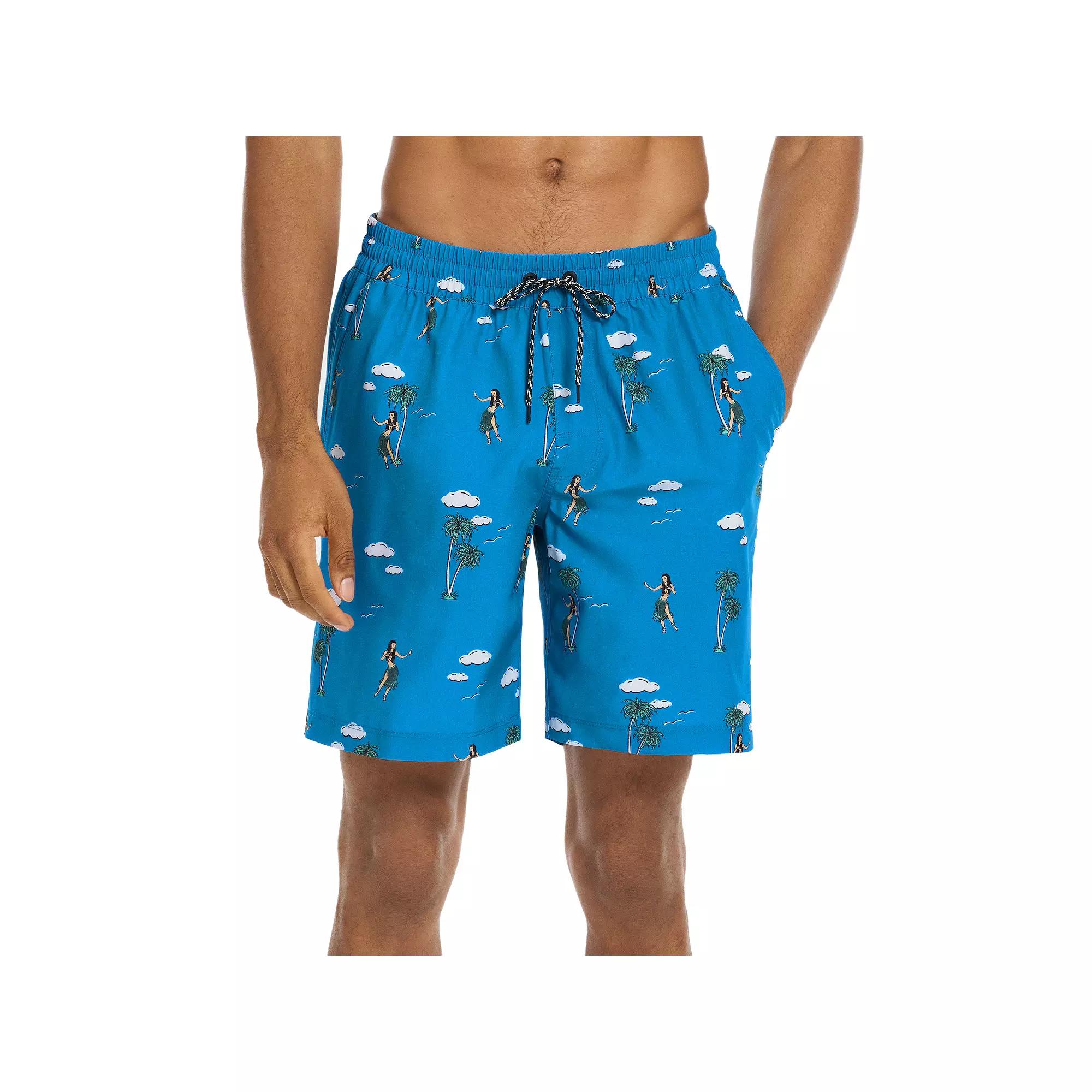Men's Hurley Volley Stretch Printed Swim Trunks,  Product Image